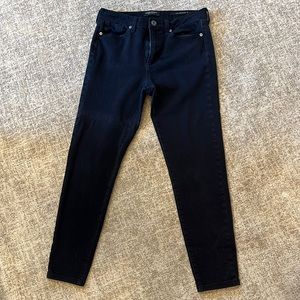 Banana Republic High Rise Skinny Black Pant size 27